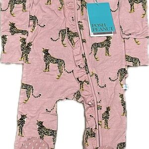 6-9 Posh Peanut Mara Ruffled Footie